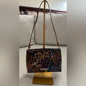 Brahmin Lorelei Melbourne Shoulder Bag Multicolor Croc Embossed